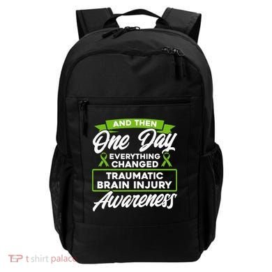 Everything Changed Traumatic Brain Injury Awareness Backpack