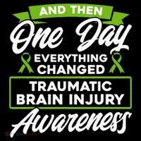 Everything Changed Traumatic Brain Injury Awareness Backpack thumb 2