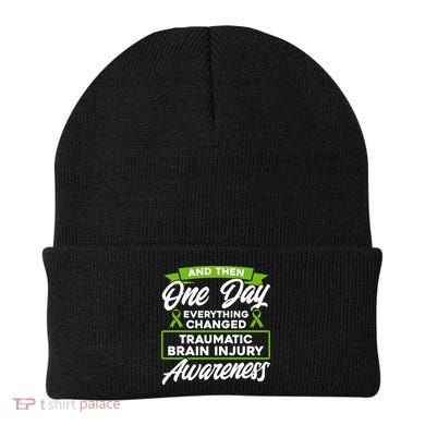 Everything Changed Traumatic Brain Injury Awareness Beanie