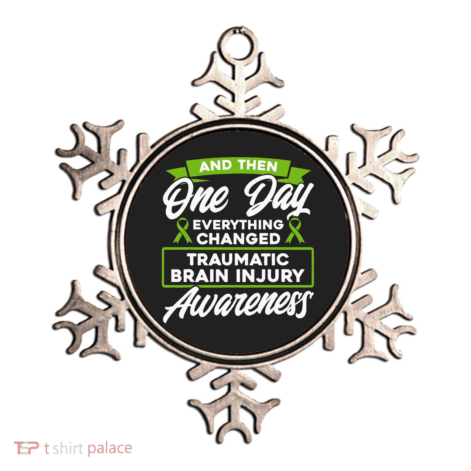 Everything Changed Traumatic Brain Injury Awareness Ornament