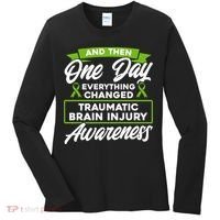 Everything Changed Traumatic Brain Injury Awareness Women's Long Sleeve Shirt thumb 0