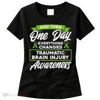 Everything Changed Traumatic Brain Injury Awareness Women's T-Shirt thumb 0