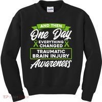 Everything Changed Traumatic Brain Injury Awareness Kids Sweatshirt thumb 0