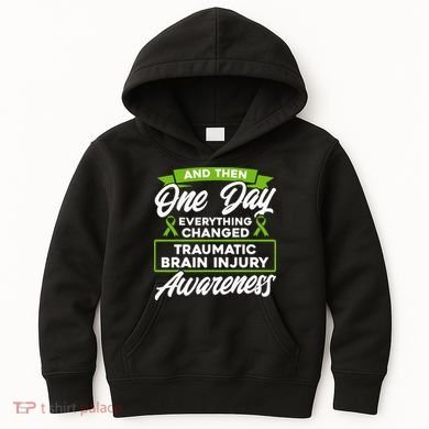 Everything Changed Traumatic Brain Injury Awareness Kids Hoodie