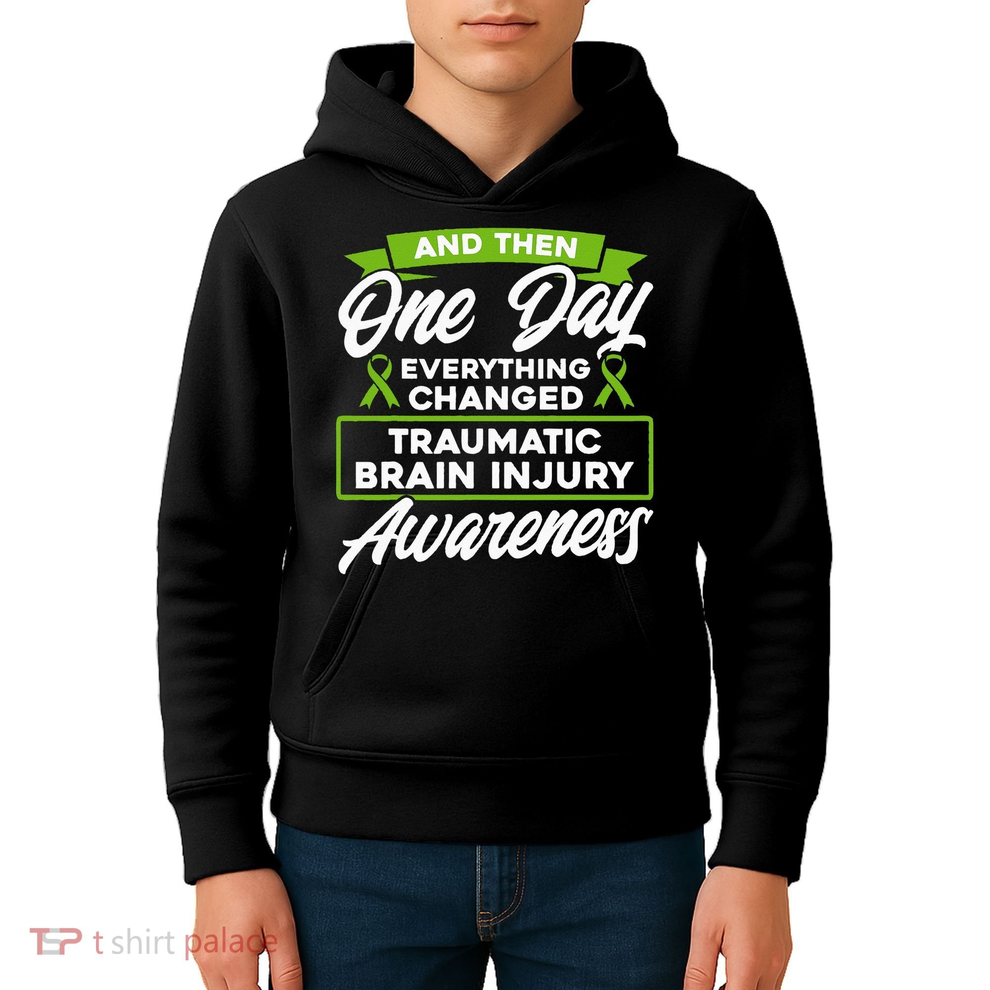 Everything Changed Traumatic Brain Injury Awareness Kids Hoodie