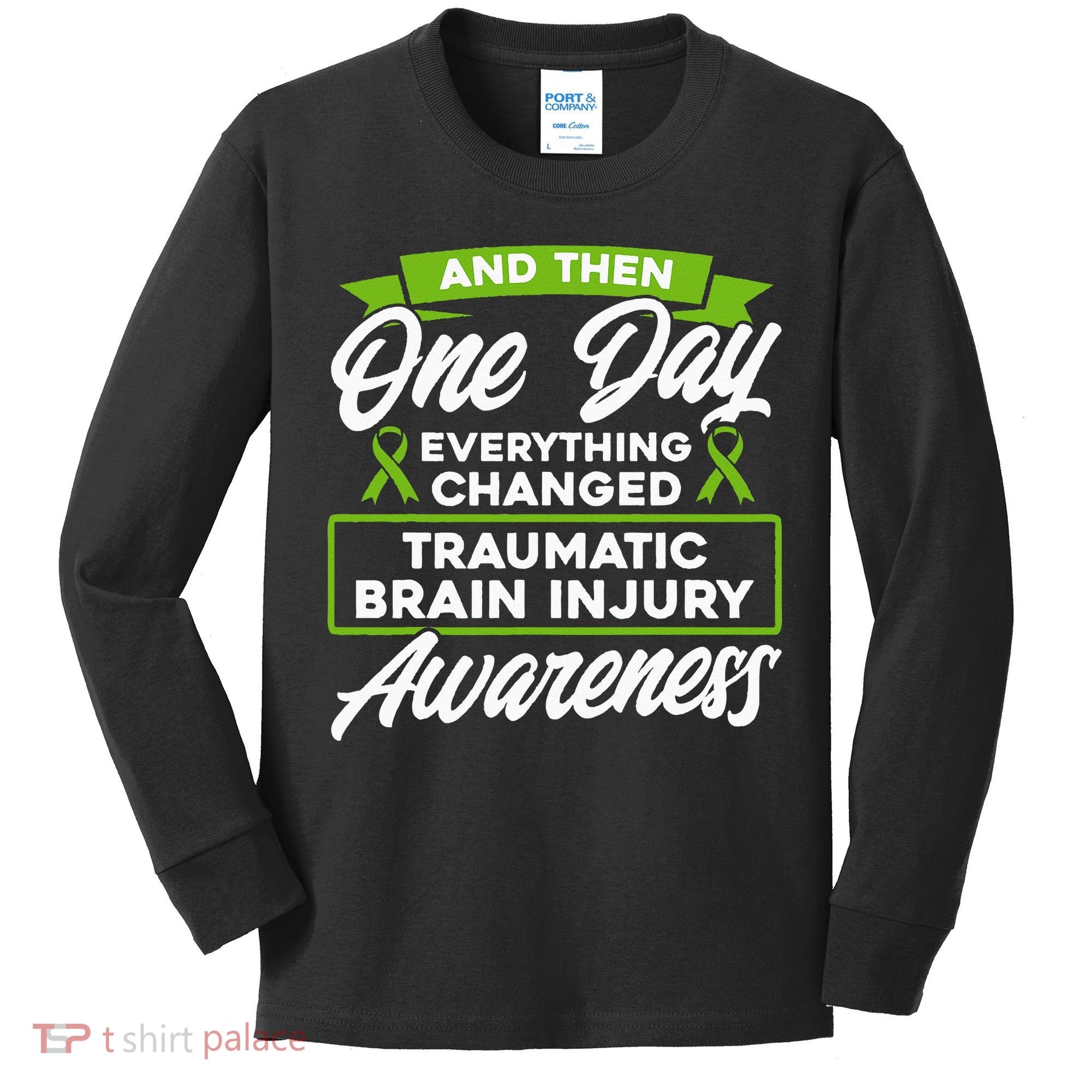 Everything Changed Traumatic Brain Injury Awareness Kids Long Sleeve Shirt