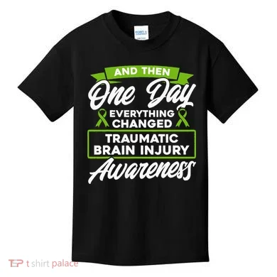 Everything Changed Traumatic Brain Injury Awareness Kids T-Shirt
