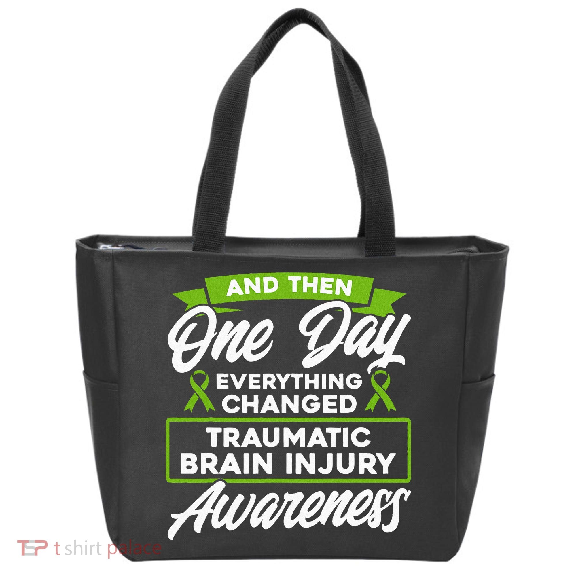 Everything Changed Traumatic Brain Injury Awareness Tote Bag
