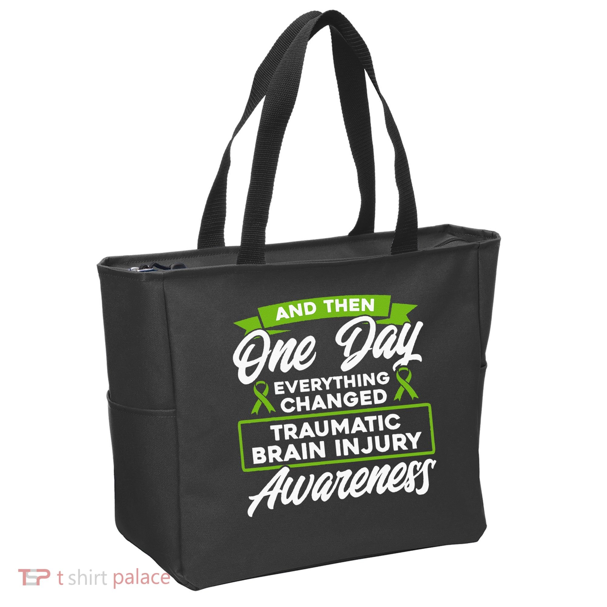 Everything Changed Traumatic Brain Injury Awareness Tote Bag
