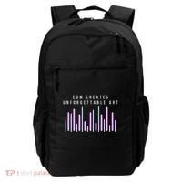 Edm Creates Unforgettable Art Electronic Dance Music Humor Backpack thumb 0