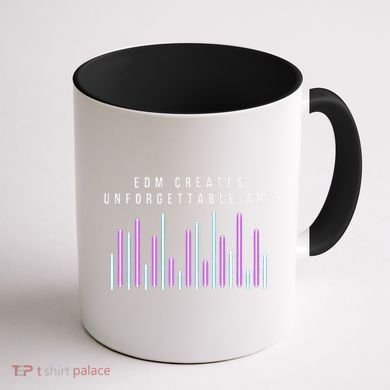 Edm Creates Unforgettable Art Electronic Dance Music Humor Coffee Mug back