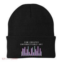 Edm Creates Unforgettable Art Electronic Dance Music Humor Beanie thumb 0