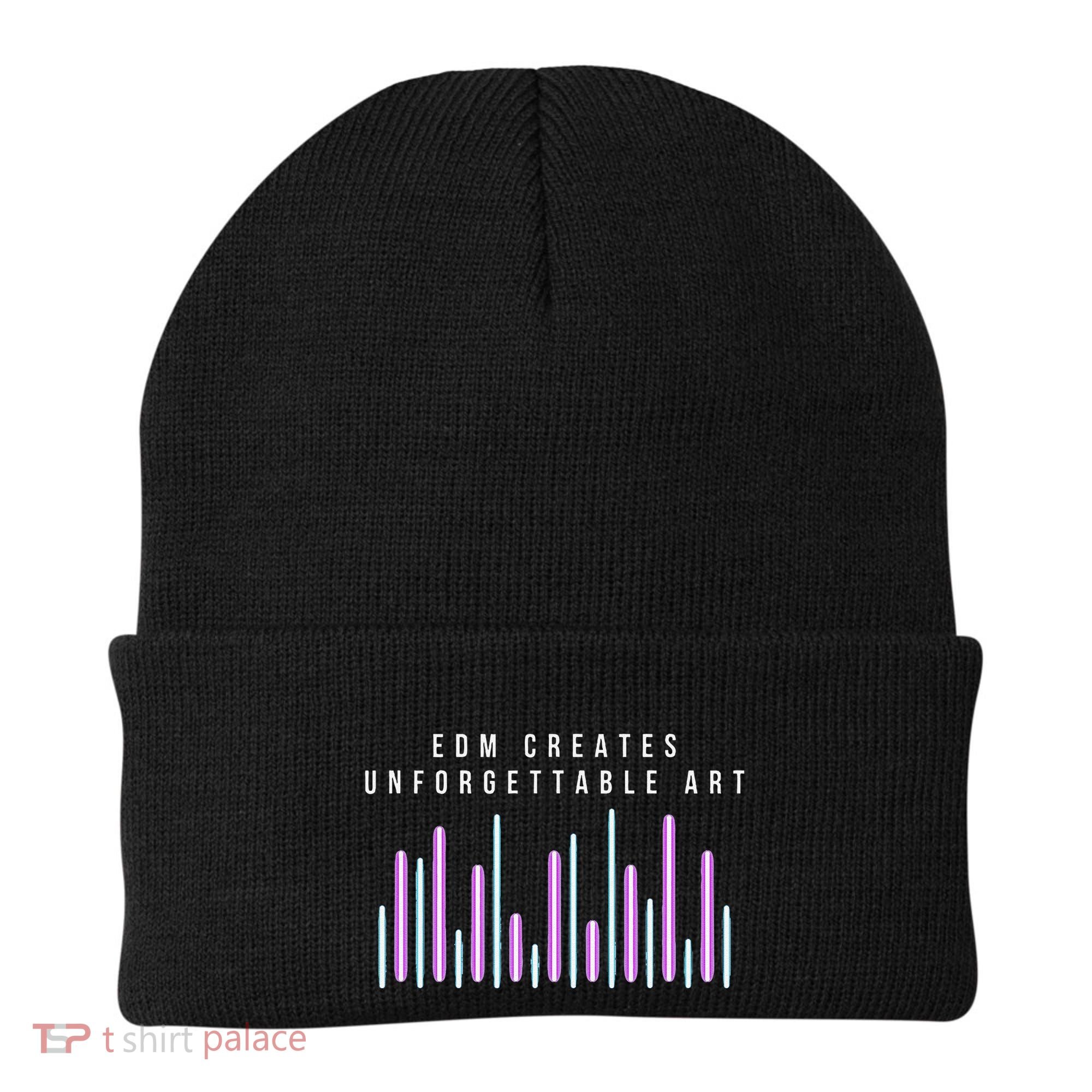 Edm Creates Unforgettable Art Electronic Dance Music Humor Beanie