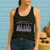 Edm Creates Unforgettable Art Electronic Dance Music Humor Women's Tank Top thumb 2