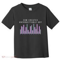 Edm Creates Unforgettable Art Electronic Dance Music Humor Toddler T-Shirt thumb 0