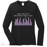 Edm Creates Unforgettable Art Electronic Dance Music Humor Women's Long Sleeve Shirt thumb 0