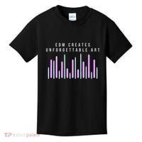 Edm Creates Unforgettable Art Electronic Dance Music Humor Kids T-Shirt thumb 0