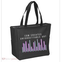 Edm Creates Unforgettable Art Electronic Dance Music Humor Tote Bag thumb 2