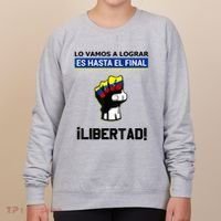 Estoy Con Venezuela Hasta El Final Proud Venezuelan Libre Women's Sweatshirt thumb 0