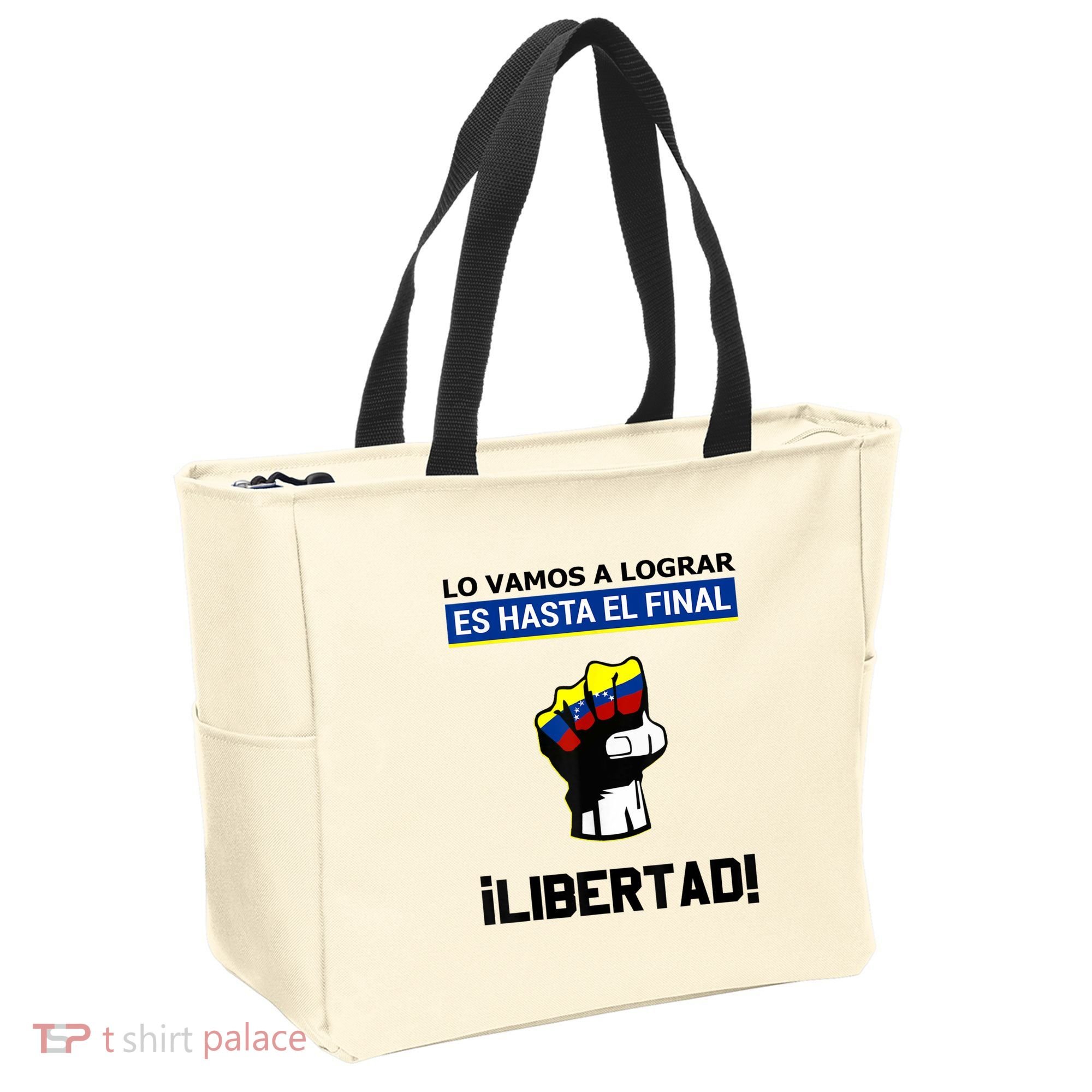 Estoy Con Venezuela Hasta El Final Proud Venezuelan Libre Tote Bag