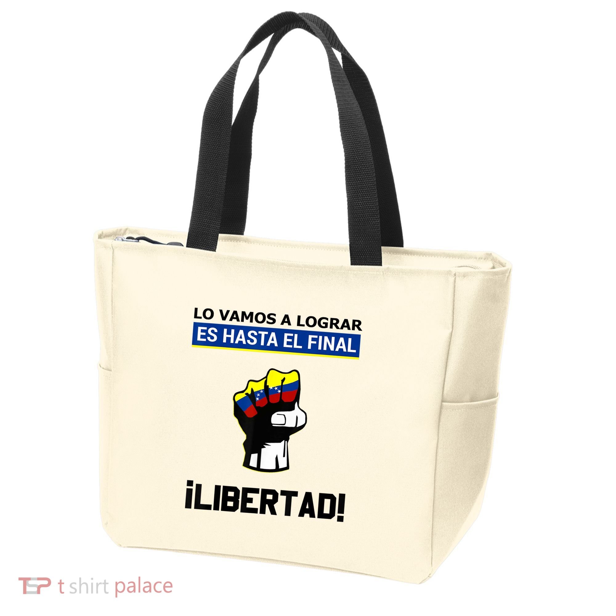 Estoy Con Venezuela Hasta El Final Proud Venezuelan Libre Tote Bag
