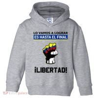 Estoy Con Venezuela Hasta El Final Proud Venezuelan Libre Toddler Hoodie thumb 0