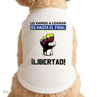 Estoy Con Venezuela Hasta El Final Proud Venezuelan Libre Doggie Tank thumb 0