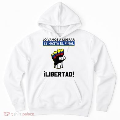 Estoy Con Venezuela Hasta El Final Proud Venezuelan Libre Hoodie