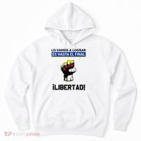 Estoy Con Venezuela Hasta El Final Proud Venezuelan Libre Hoodie thumb 0