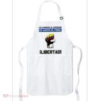 Estoy Con Venezuela Hasta El Final Proud Venezuelan Libre Apron thumb 0