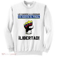 Estoy Con Venezuela Hasta El Final Proud Venezuelan Libre Sweatshirt thumb 0