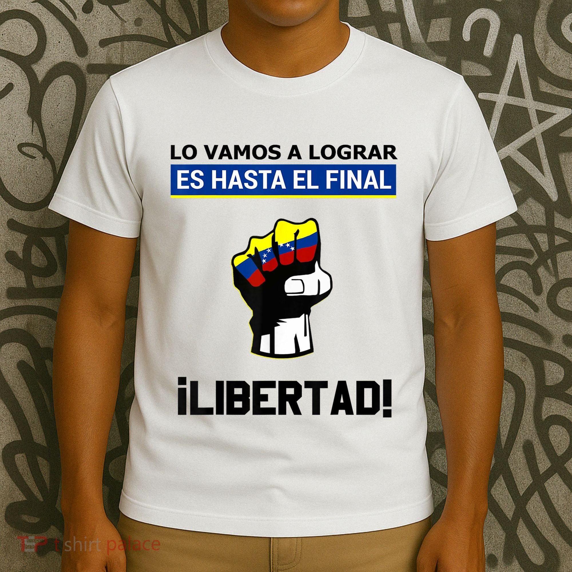 Estoy Con Venezuela Hasta El Final Proud Venezuelan Libre T-Shirt