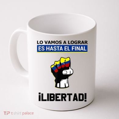 Estoy Con Venezuela Hasta El Final Proud Venezuelan Libre Coffee Mug