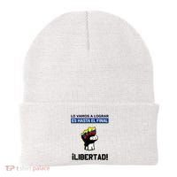 Estoy Con Venezuela Hasta El Final Proud Venezuelan Libre Beanie thumb 0