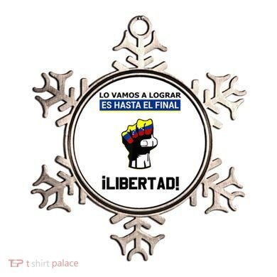 Estoy Con Venezuela Hasta El Final Proud Venezuelan Libre Ornament