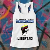 Estoy Con Venezuela Hasta El Final Proud Venezuelan Libre Women's Tank Top thumb 3