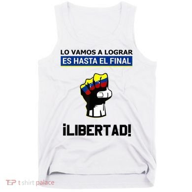 Estoy Con Venezuela Hasta El Final Proud Venezuelan Libre Tank Top