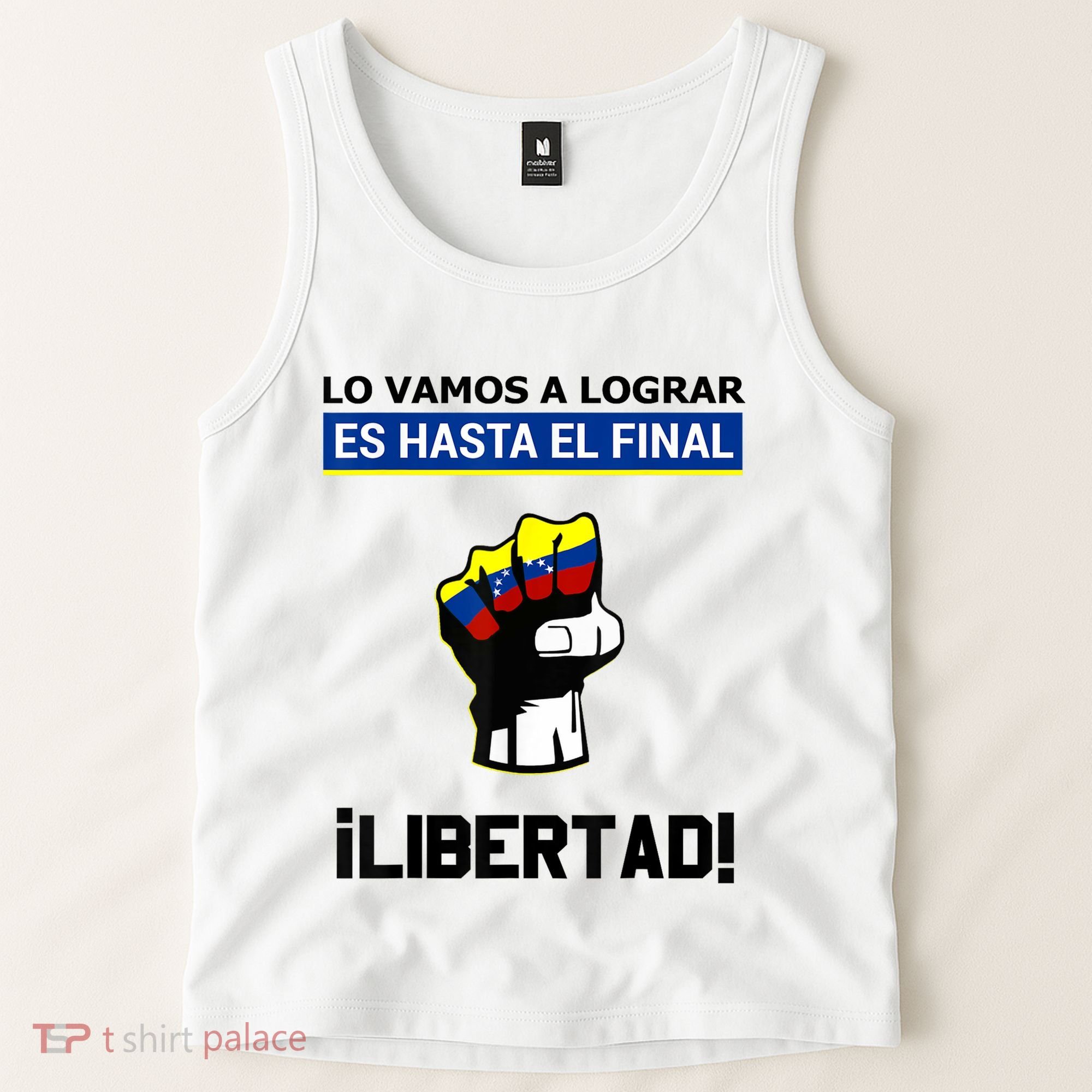 Estoy Con Venezuela Hasta El Final Proud Venezuelan Libre Tank Top