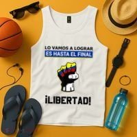 Estoy Con Venezuela Hasta El Final Proud Venezuelan Libre Tank Top thumb 4