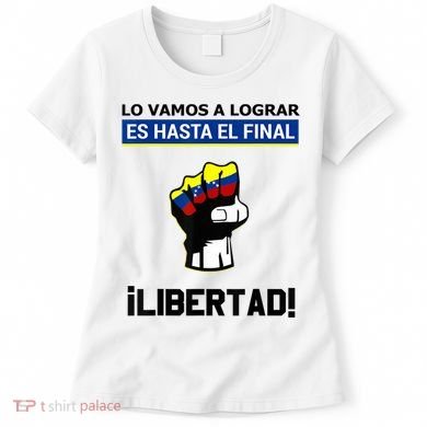 Estoy Con Venezuela Hasta El Final Proud Venezuelan Libre Women's T-Shirt