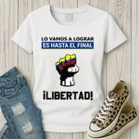 Estoy Con Venezuela Hasta El Final Proud Venezuelan Libre Women's T-Shirt thumb 3