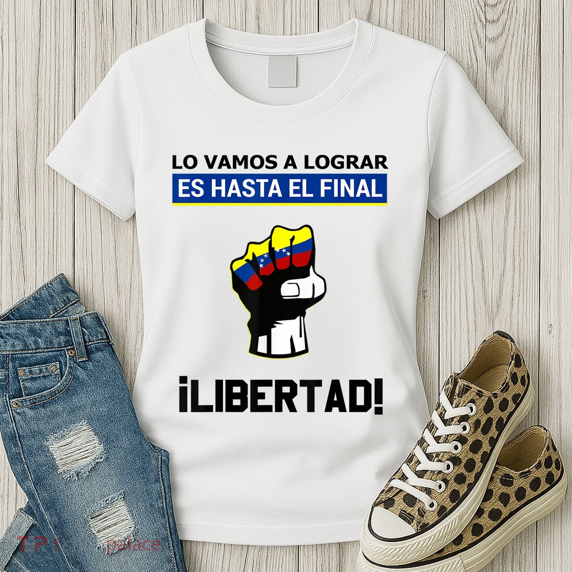 Estoy Con Venezuela Hasta El Final Proud Venezuelan Libre Women's T-Shirt