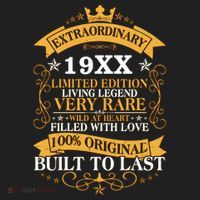 Extraordinary Custom Year Limited Edition Built To Last Personalize Birthday Women's Sweatshirt thumb 2