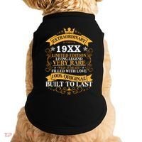 Extraordinary Custom Year Limited Edition Built To Last Personalize Birthday Doggie Tank thumb 0