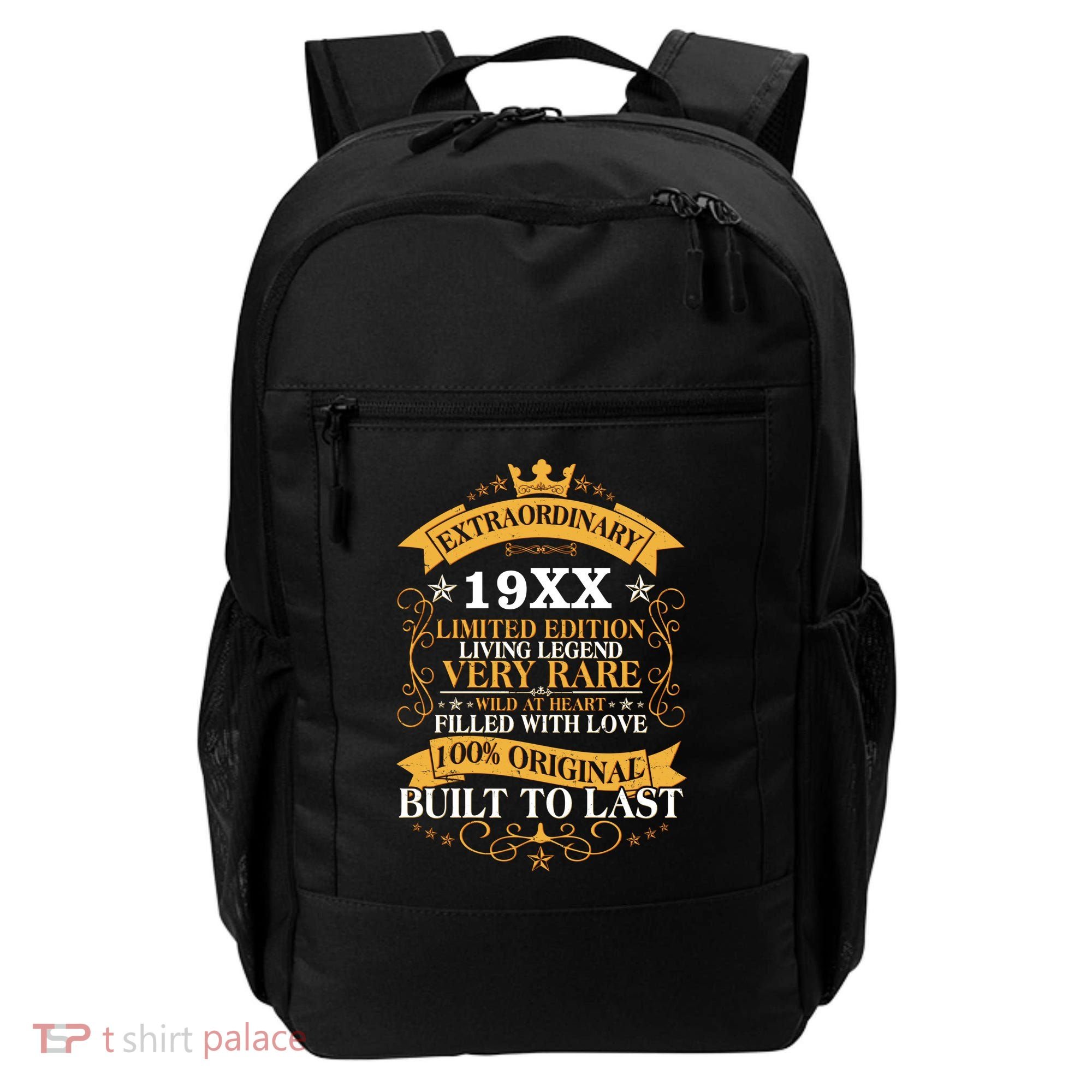 Extraordinary Custom Year Limited Edition Built To Last Personalize Birthday Backpack