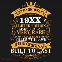 Extraordinary Custom Year Limited Edition Built To Last Personalize Birthday Women's Hoodie thumb 2