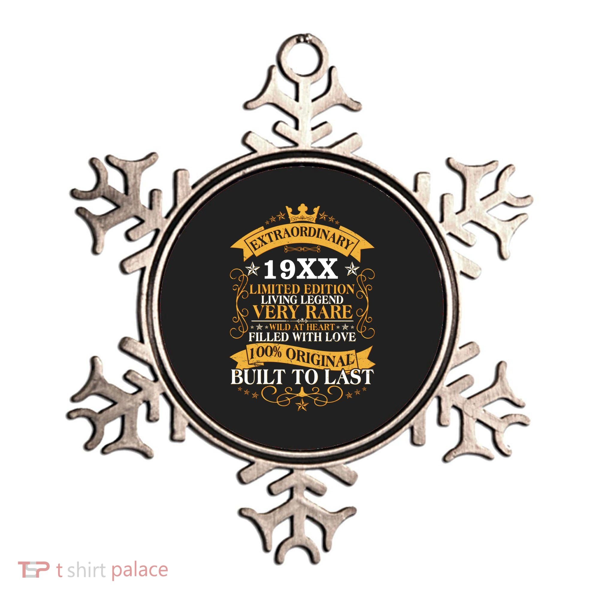 Extraordinary Custom Year Limited Edition Built To Last Personalize Birthday Ornament