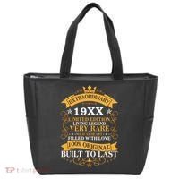 Extraordinary Custom Year Limited Edition Built To Last Personalize Birthday Tote Bag thumb 0