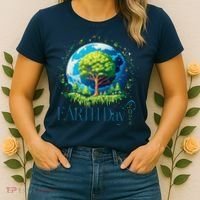 Earth Day 2024 Environmental International Awareness Women's T-Shirt thumb 2