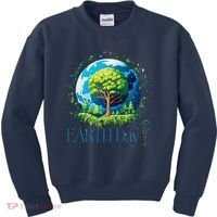Earth Day 2024 Environmental International Awareness Kids Sweatshirt thumb 0